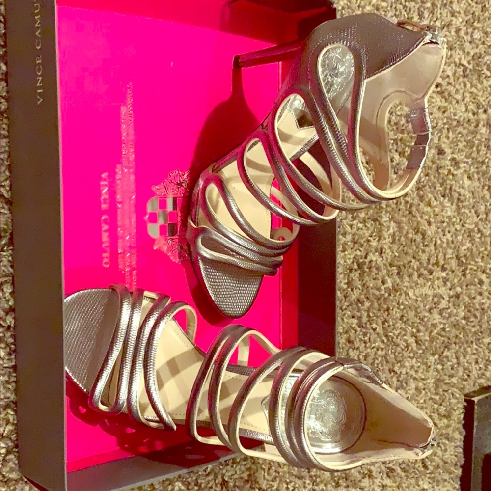 Stylish heel sandals